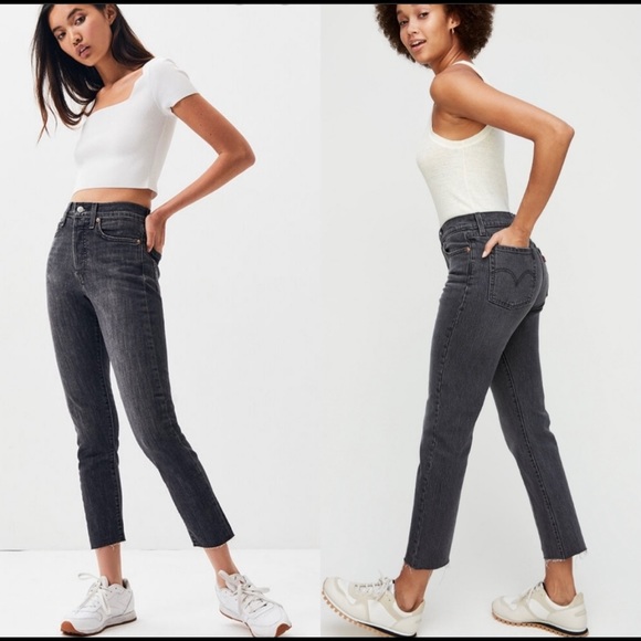 NWT Levi’s Wedgie Raw Hem High Rise - Picture 9 of 9